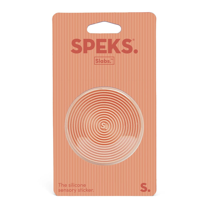 Speks - Slabs - Silicone Sensory Fidget Sticker (Pink)