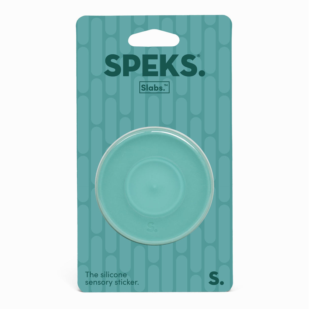 Speks - Slabs - Silicone Sensory Fidget Sticker (Green)