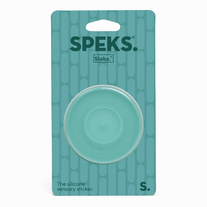 Speks - Slabs - Silicone Sensory Fidget Sticker (Green)