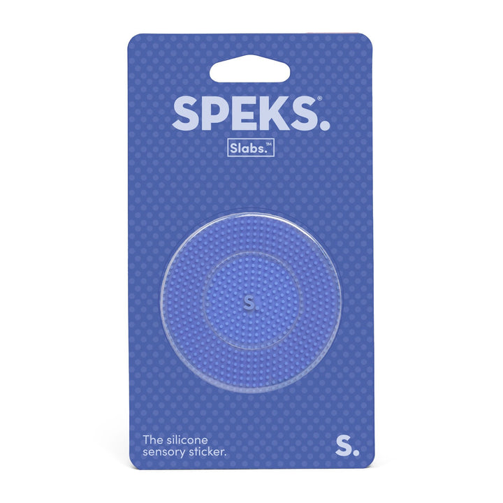 Speks - Slabs - Silicone Sensory Fidget Sticker (Blue/Purple)