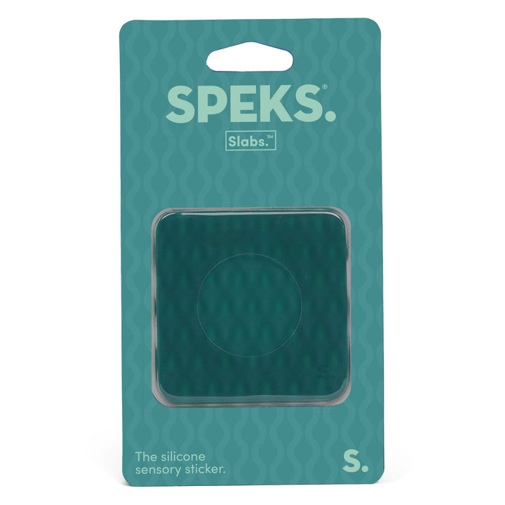 Speks - Slabs - Silicone Sensory Fidget Sticker (Green)