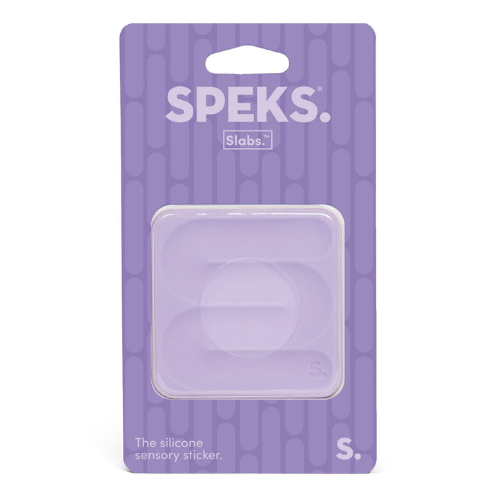 Speks - Slabs - Silicone Sensory Fidget Sticker (Blue/Purple)