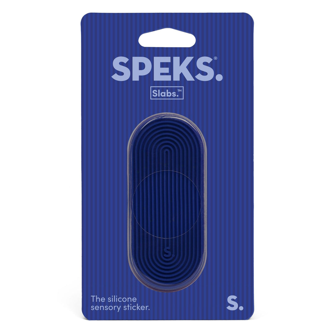 Speks - Slabs - Silicone Sensory Fidget Sticker (Blue/Purple)