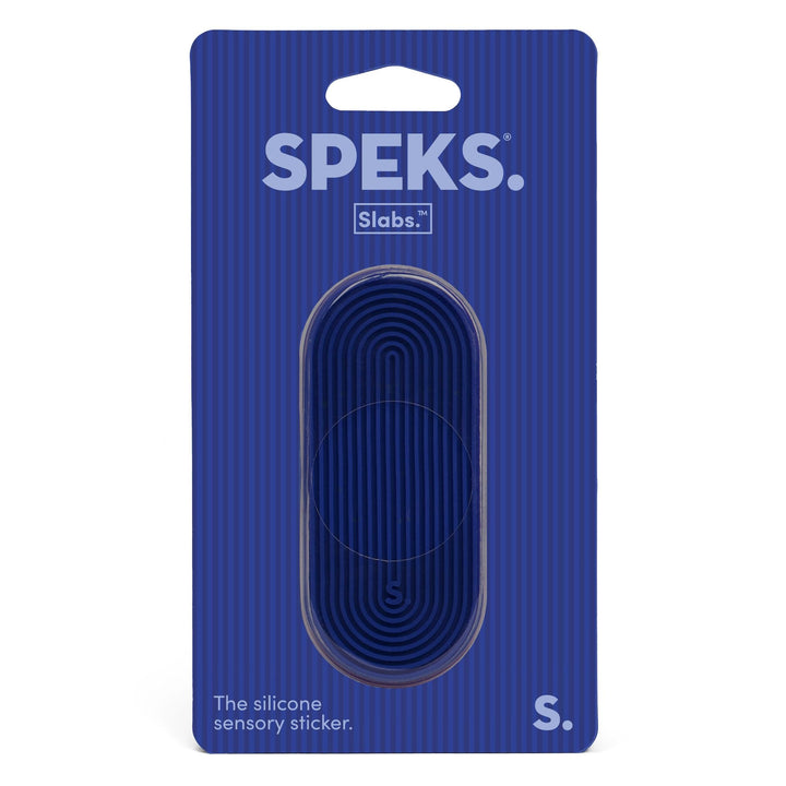 Speks - Slabs - Silicone Sensory Fidget Sticker (Blue/Purple)