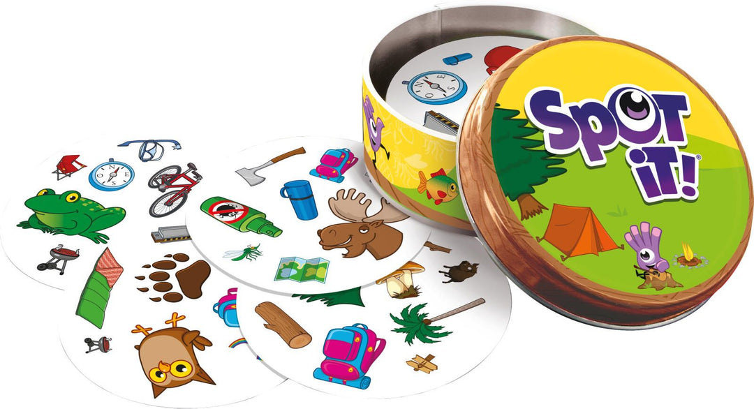 Spot it! Camping - Matching Card Game