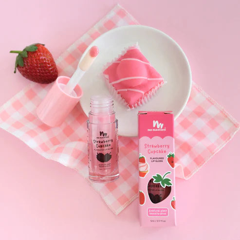 No Nasties - Kids Natural Lip Gloss - Strawberry Cupcake