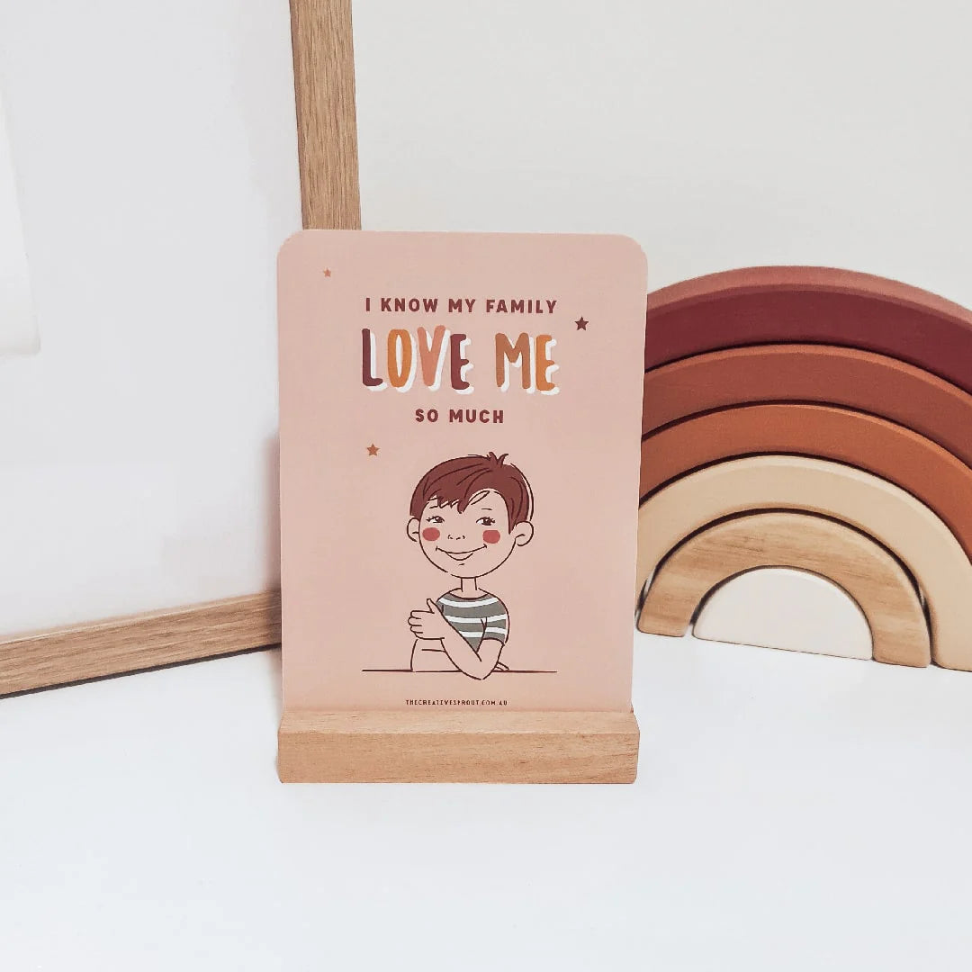 The Creative Sprout - Wooden Card Holder